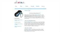 Desktop Screenshot of aibotoys.com