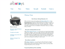 Tablet Screenshot of aibotoys.com